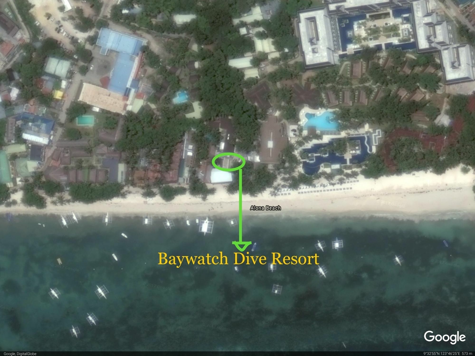 Baywatch Dive Resort Panglao Exterior foto